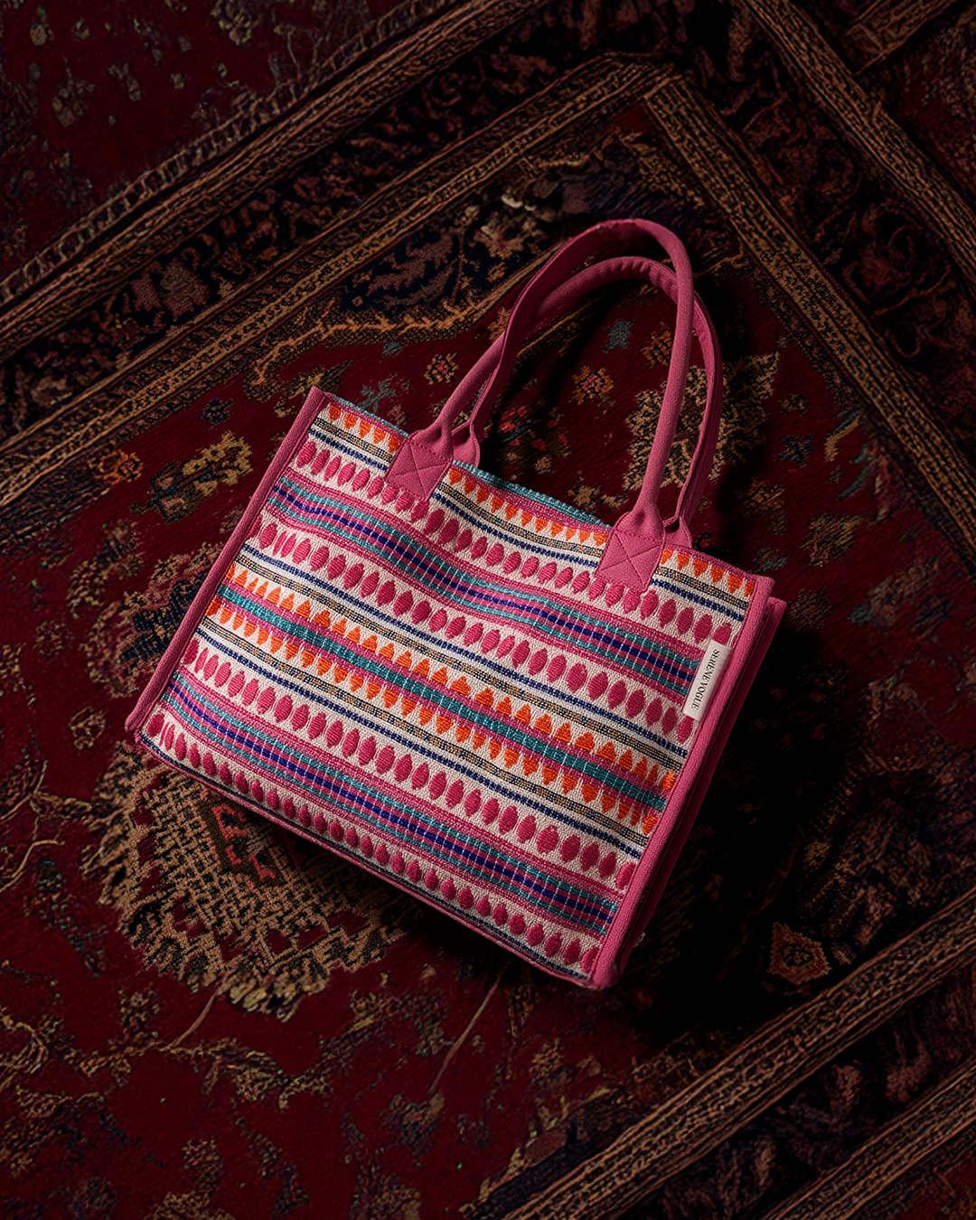 Eco-friendly canvas tote bag designed in Vancouver Canada by The Serene Vogue Fashion