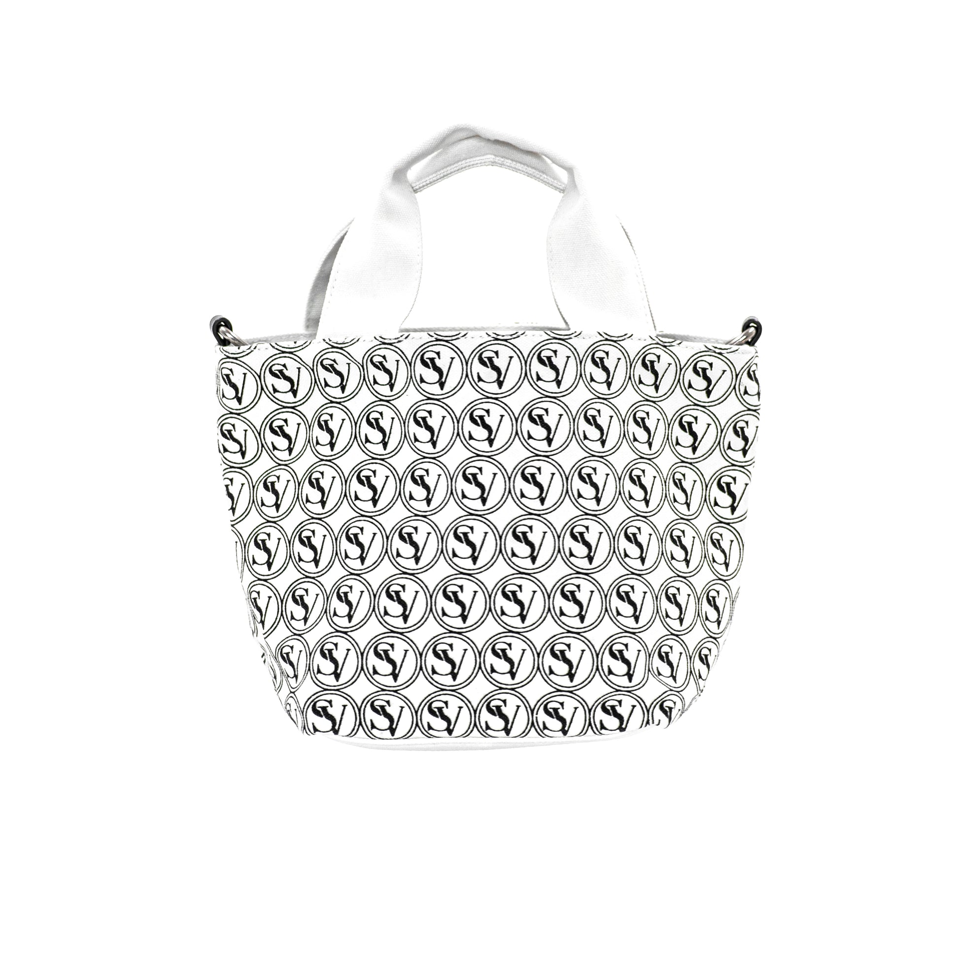 Vogue Street Crossbody Bag with basket design and bold Serene Vogue logo