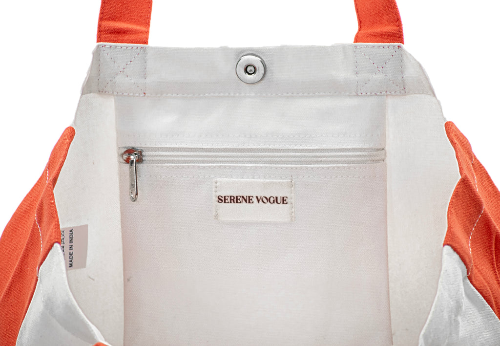 Kitty Tote Bag with girl and cat design – eco-friendly tote by Serene Vogue