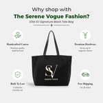 Elite SV Signature Black Tote Bag