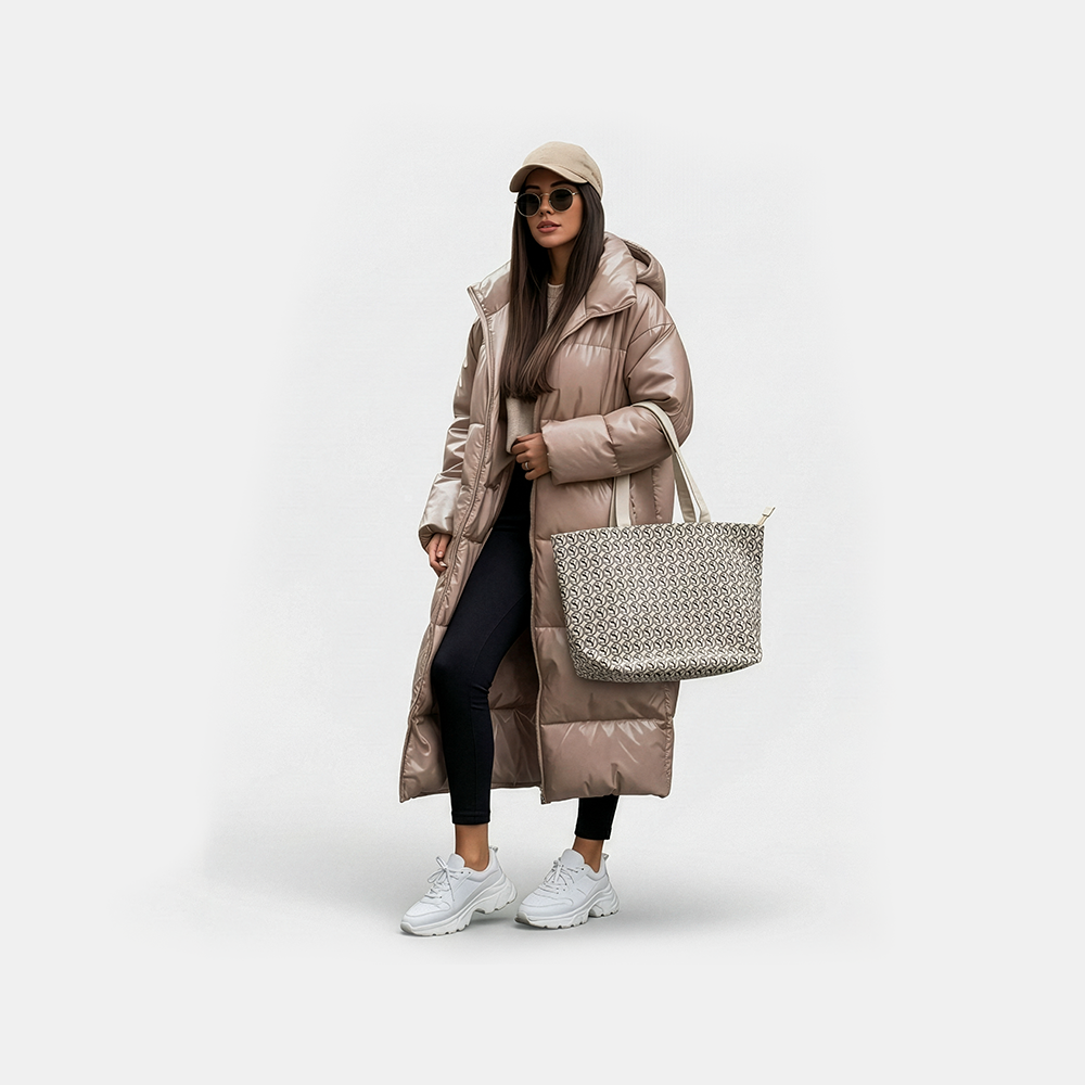 SV Signature Shoulder Bag (Natural)