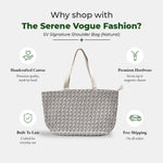 SV Signature Shoulder Bag (Natural)