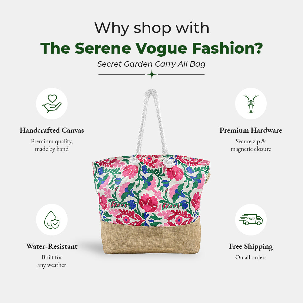 Secret Garden Carry All Bag
