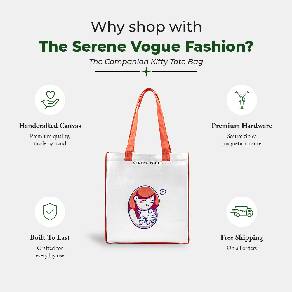 The Companion Kitty Tote Bag